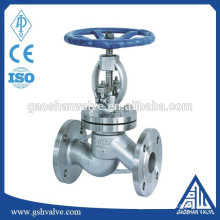 stainless steel 304 steam globe valve with manual